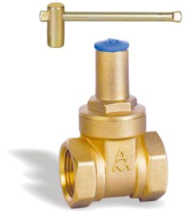 115/166黄铜带锁闸阀 Z15W-16T