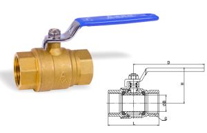 252黄铜球阀 Q11F-16T