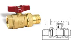 2218黄铜内螺纹蝶柄球阀 Q11F-20T