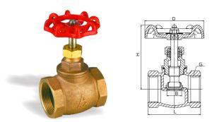 386青铜截止阀 J11W-20T