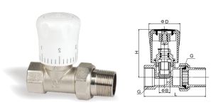 372黄铜暖气直角阀 JN-TN15~32
