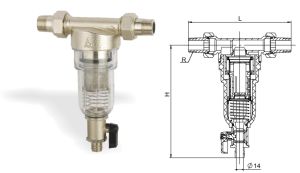 605黄铜反冲洗过滤器 SY21-16T