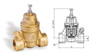 719黄铜过滤型减压阀 Y12X-16T
