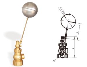 90193黄铜浮球阀 KXF-X1/KXF-X3
