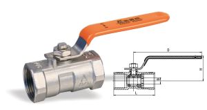 8255不锈钢球阀 Q11F-40P