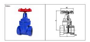 9106内螺纹软密封闸阀