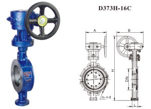 808 对夹式三偏心多层次金属密封蝶阀